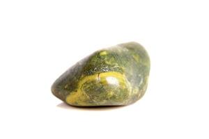 Macro mineral stone jasper on a white background photo