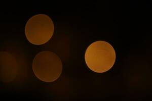 Night lights blurred rounds background photo