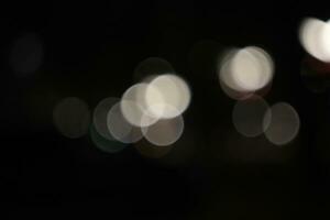 Night lights blurred rounds background photo