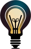 light bulb icon. AI Generated png