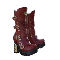 Boots shoes isolated 3d png