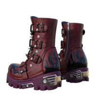 Stiefel Schuhe isoliert 3d png