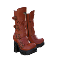 Boots shoes isolated 3d png