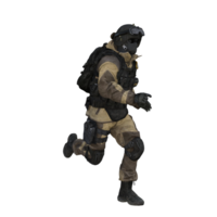 ein Soldat im ein Militär- Uniform und Helm png