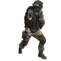 une soldat dans une militaire uniforme et casque png