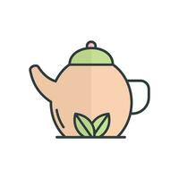 Tea Pot Icon vector design templates simple and modern