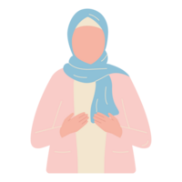 Muslim woman praying png