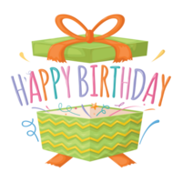 alles gute zum geburtstag geschenk png