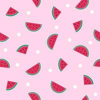 Watermelon texture for printing on fabric vector