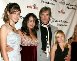 Creason Moss  Devin DeVasquez  Ronn Moss   and Calee Moss arriving at the Desi Geestman Foundataion Annual Evening with the Stars at the Universal Sheraton Hotel in Los Angeles CAOctober 11 2008 photo
