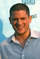 Wentworth Miller arriving at the Fox TV TCA Summer 08 Party at the Santa Monica Pier in Santa Monica CA on July 14 2008 photo