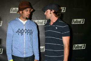 Ben Harper  Jesse Spencer arriving at the Launch of Fallout 3 Videogame at the LA Center Studios in Los Angeles CA October 16 2008 photo