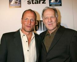 Woody Harrelson  Werner Herzog The Grand Premiere Cinerama Dome ArcLight Theaters Los Angeles CA March 5 2008 photo