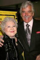 Estelle Harris  Dennis Farina The Grand Premiere Cinerama Dome ArcLight Theaters Los Angeles CA March 5 2008 photo