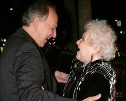 Warner Herzog  Estelle Harris The Grand Premiere Cinerama Dome ArcLight Theaters Los Angeles CA March 5 2008 photo