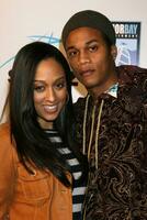 Tia Mowry  Fiance The Grand Premiere Cinerama Dome ArcLight Theaters Los Angeles CA March 5 2008 photo