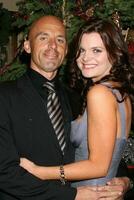 EXCLUSIVE James Achor  Heather Tom at Heather Toms Annual Christmas Party at their home in Glendale CA on December 13 2008     EXCLUSIVE photo