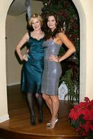 EXCLUSIVE Nicholle  Heather Tom at Heather Toms Annual Christmas Party at her home in Glendale CA on December 13 2008     EXCLUSIVE photo