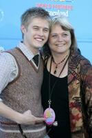 Lucas Grabeel  Mother High School Musical 2 Premiere AMC Theaters  Downtown Disney Anaheim CA Aug 14 2007 2007 photo