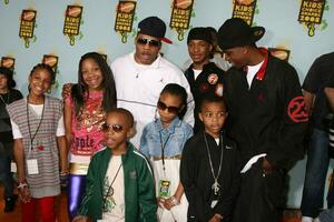 Nelly with friends and family 2008 Nickelodeons Kids Choice Awards UCLA pauley Pavilion Westwood CA March 29 2008 photo