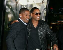 Jamie Foxx  Will Smith The Kingdom World Premiere Manns Village Theater Westwood CA September 17 2007 2007 photo