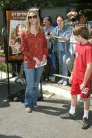 Lisa Kudrow  son arriving at the poremiere of Kit Kittredge at The Grove in Los Angeles CA June 14 2008 photo