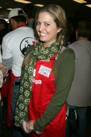 Lauren Storm at the LA Mission Thanksgivng Feeding of the Homeless in Los Angeles CA November 26 2008 photo