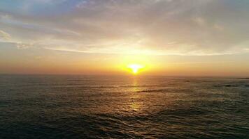 Ozean Strand Sonnenuntergänge schön Himmel video
