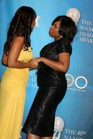 LisaRaye  Jennifer Hudson in the Press Room at the 40th Annual NAACP Image Awards at the Shrine Auditorium in Los Angeles CA on February 12 2009 photo