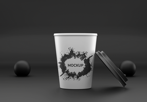 Branding coffee cup mockup psd