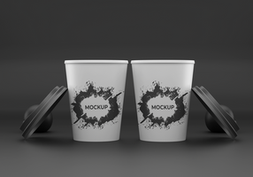 Branding coffee cup mockup psd