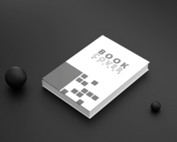 branding Startseite Buch Attrappe, Lehrmodell, Simulation Hintergrund Farbe schwarz psd