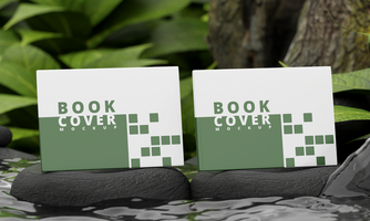 l'image de marque couverture livres maquette la nature style psd