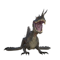 aquadron dinosaurie isolerat 3d png