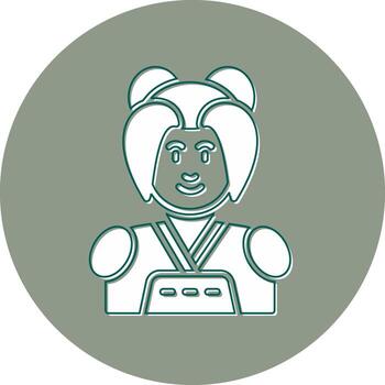 icono de vector de mujer