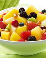 AI Generated free photo Delicious tropical fruit salad