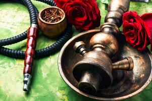 Flower with hookah photo