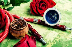 Flower with hookah photo