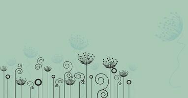 Abstract floral seamless background vector