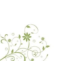 Abstract flowers background with place for your text vector