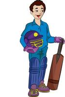 Cricket Player, illustration vector