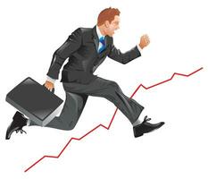 Financial success, illustration vector