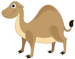 Cute brown camel, illustration vector