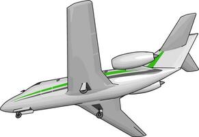 What is the cockpit of a plane called vector or color illustration