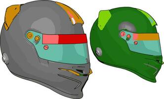 Use helmet reduce fetal brain injury vector or color illustration