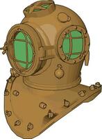 A safety oxygen mask vector or color illustration