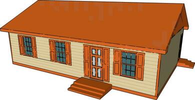 Additional source of income house vector or color illustration