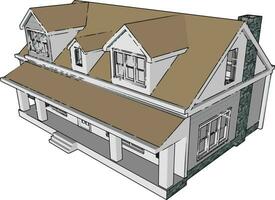 Requirement of house vector or color illustration