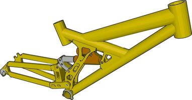 A Hydraulic machine vector or color illustration