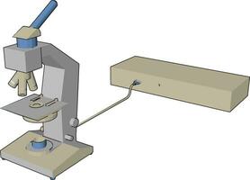 A scientific device picture vector or color illustration